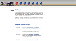 Desktop Screenshot of choosepill.com